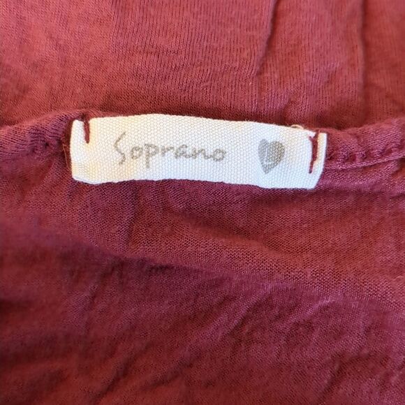 Soprano Strappy Sheer Cropped Tank Top Women's Size Large - Picture 5 of 6